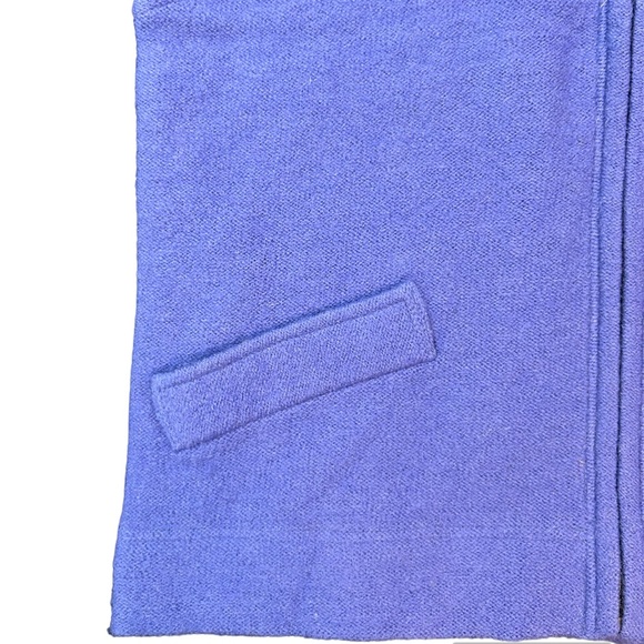 *SOLD* Tally-Ho 100% wool purple zip up vest - Picture 2 of 6